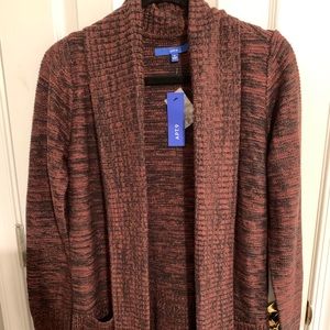 Marbled Sparkle Long Open Cardigan